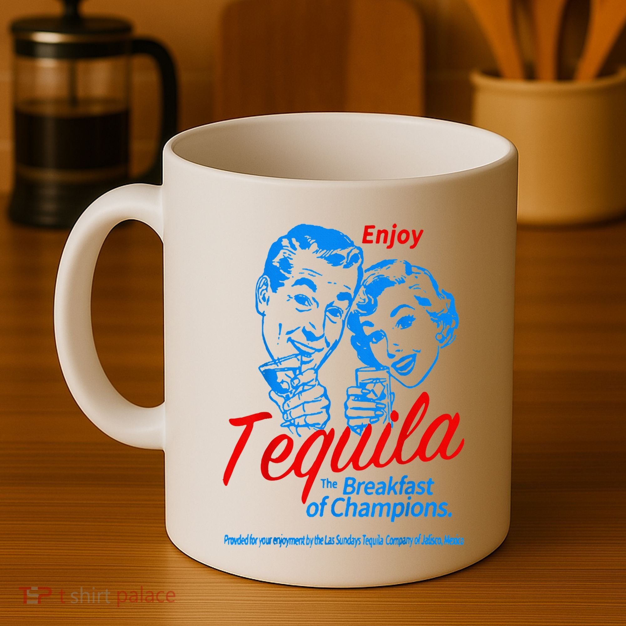 Enjoys Tequila The Breakfasts Of Championss Coffee Mug