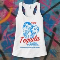 Enjoys Tequila The Breakfasts Of Championss Women's Tank Top thumb 3