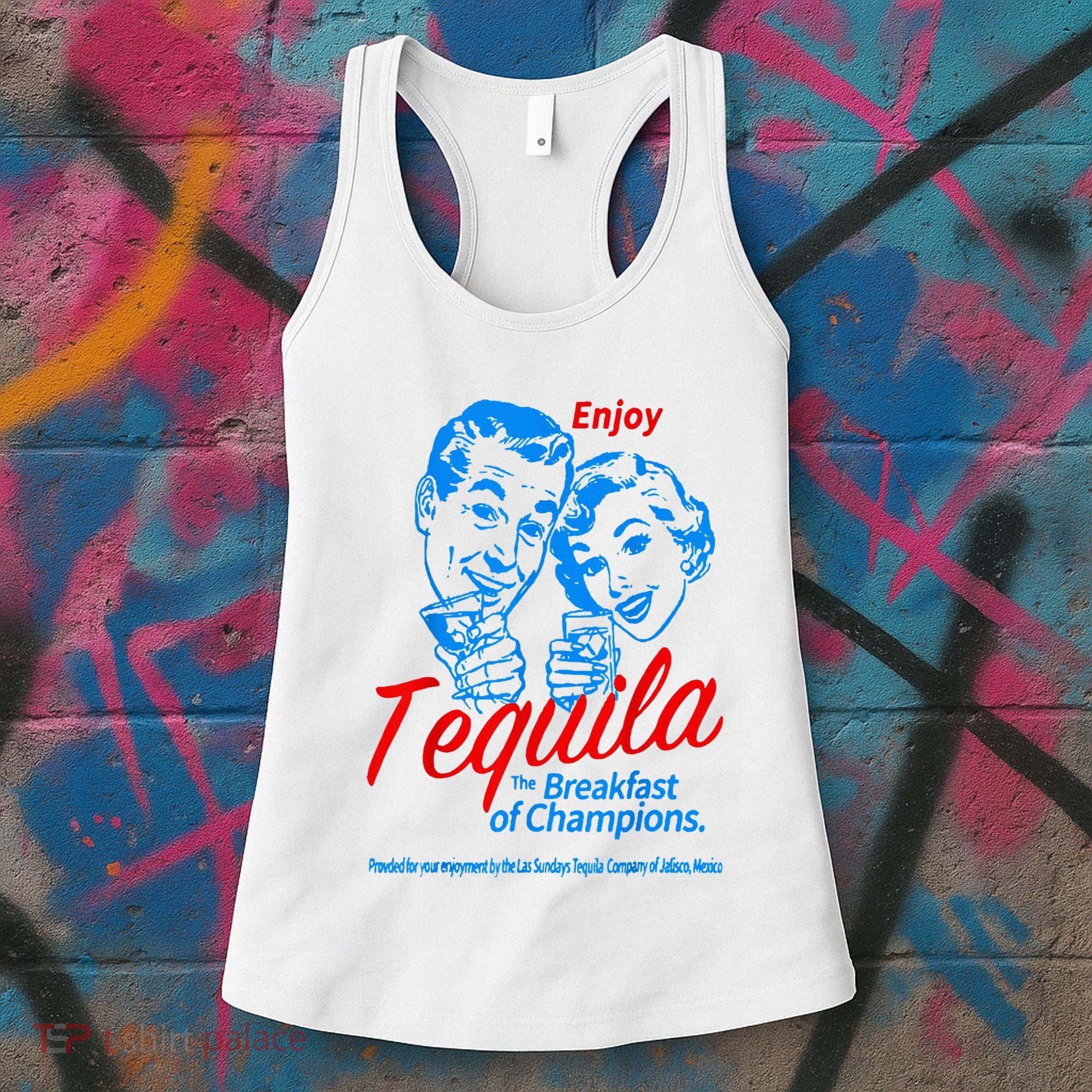Enjoys Tequila The Breakfasts Of Championss Women's Tank Top