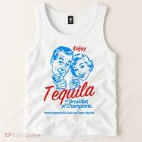 Enjoys Tequila The Breakfasts Of Championss Tank Top thumb 2