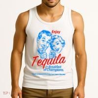 Enjoys Tequila The Breakfasts Of Championss Tank Top thumb 3