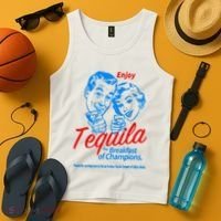 Enjoys Tequila The Breakfasts Of Championss Tank Top thumb 4