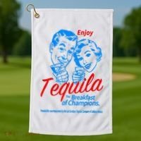 Enjoys Tequila The Breakfasts Of Championss Golf Towel thumb 1