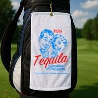 Enjoys Tequila The Breakfasts Of Championss Golf Towel thumb 2