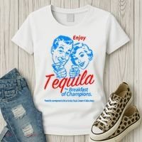Enjoys Tequila The Breakfasts Of Championss Women's T-Shirt thumb 3
