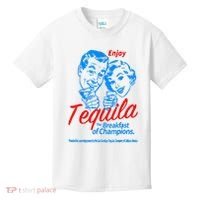 Enjoys Tequila The Breakfasts Of Championss Kids T-Shirt thumb 0