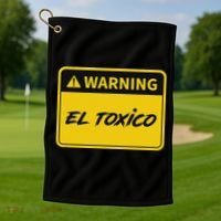 El Toxico Toxic Latino Golf Towel thumb 1