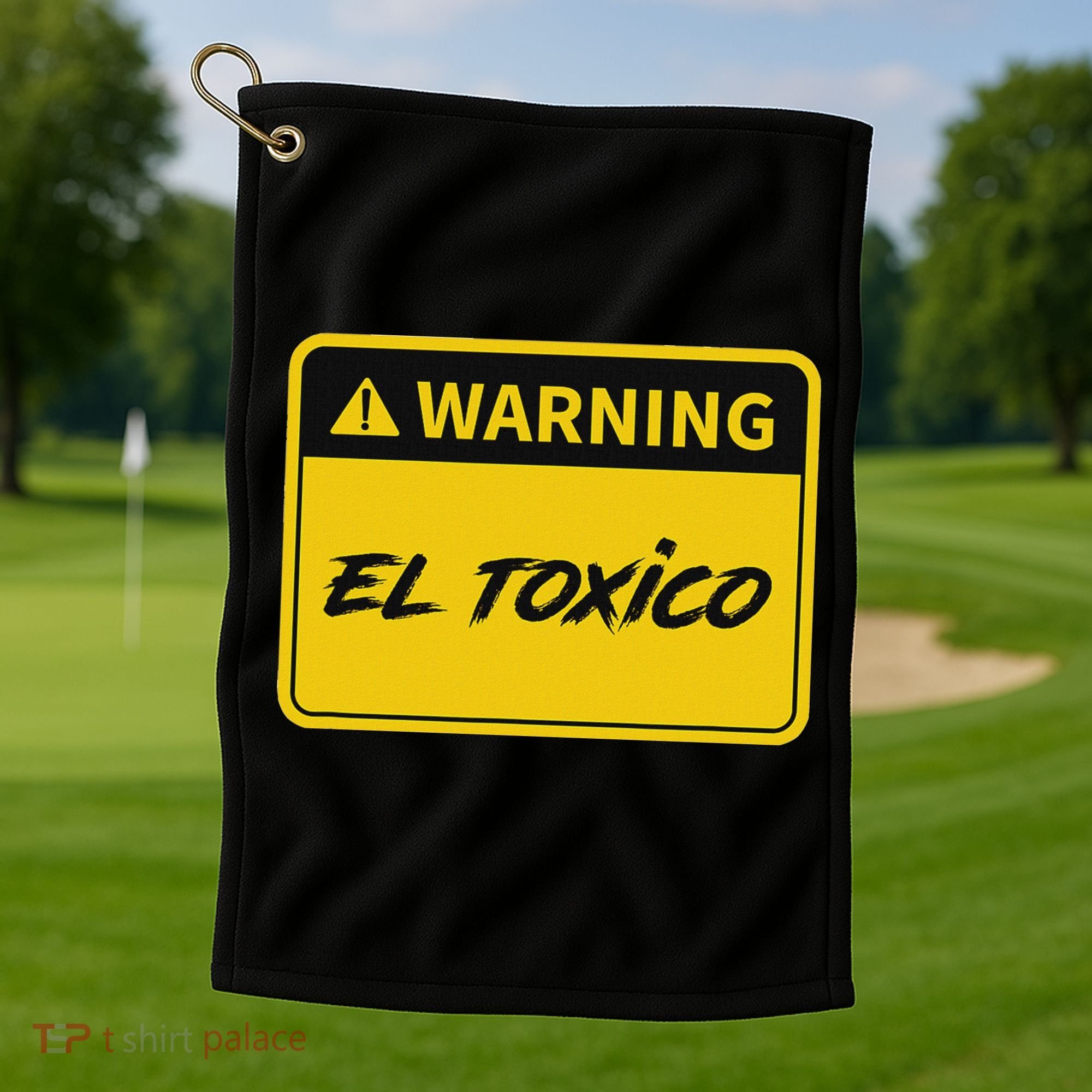 El Toxico Toxic Latino Golf Towel
