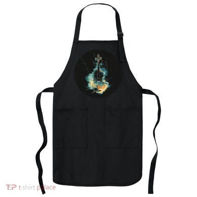 Electric Thunder Violin For Bold Sounds And Violins Lovers Apron