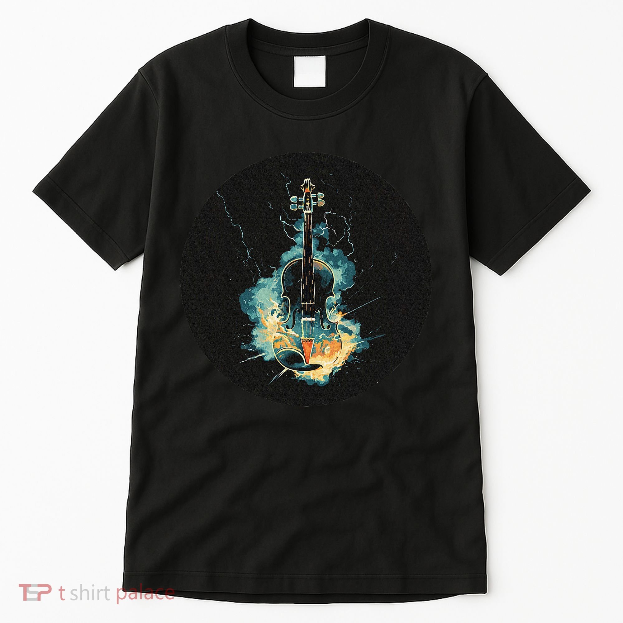 Electric Thunder Violin For Bold Sounds And Violins Lovers Tall T-Shirt