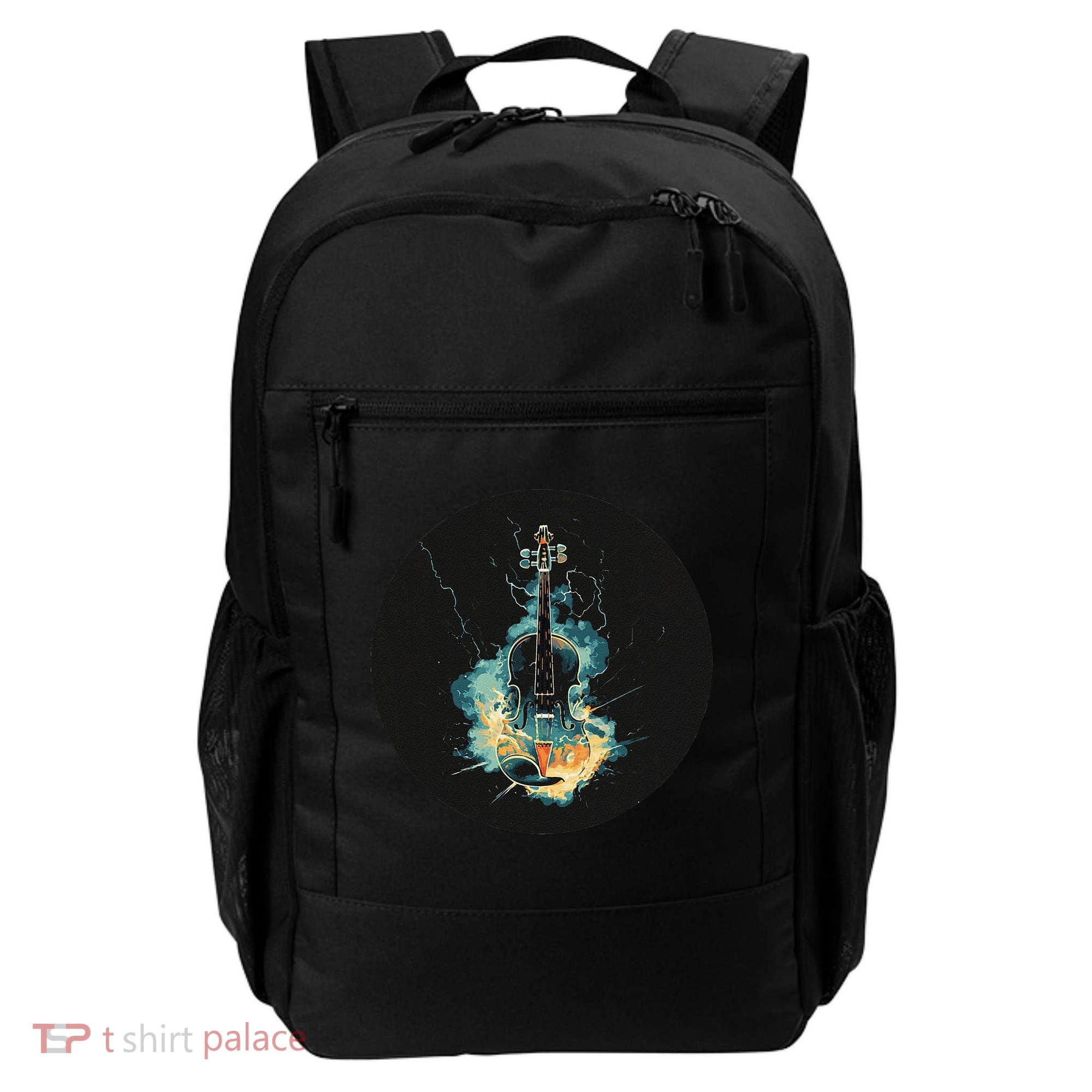 Electric Thunder Violin For Bold Sounds And Violins Lovers Backpack