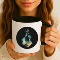 Electric Thunder Violin For Bold Sounds And Violins Lovers Coffee Mug thumb 3