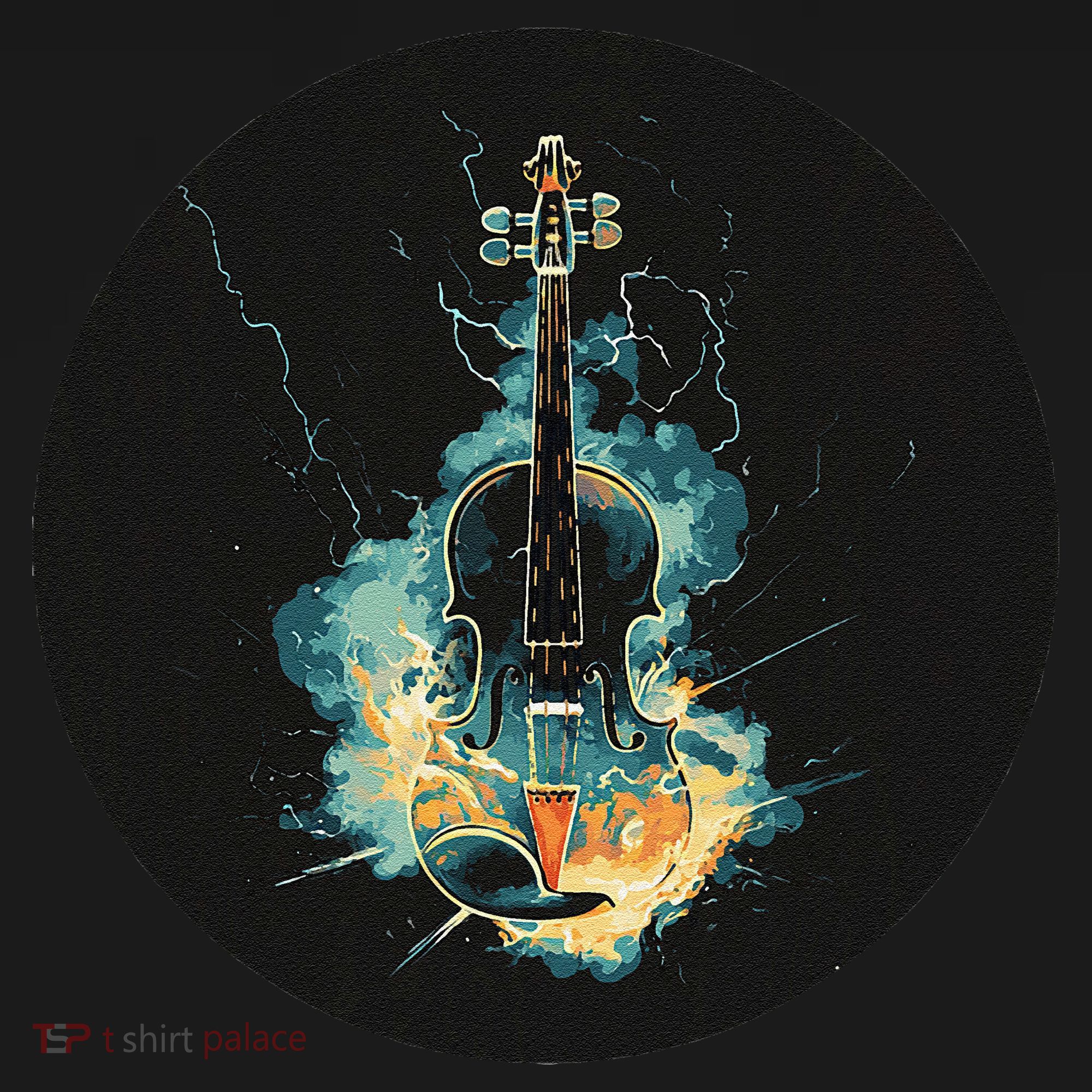 Electric Thunder Violin For Bold Sounds And Violins Lovers Women's Tank Top
