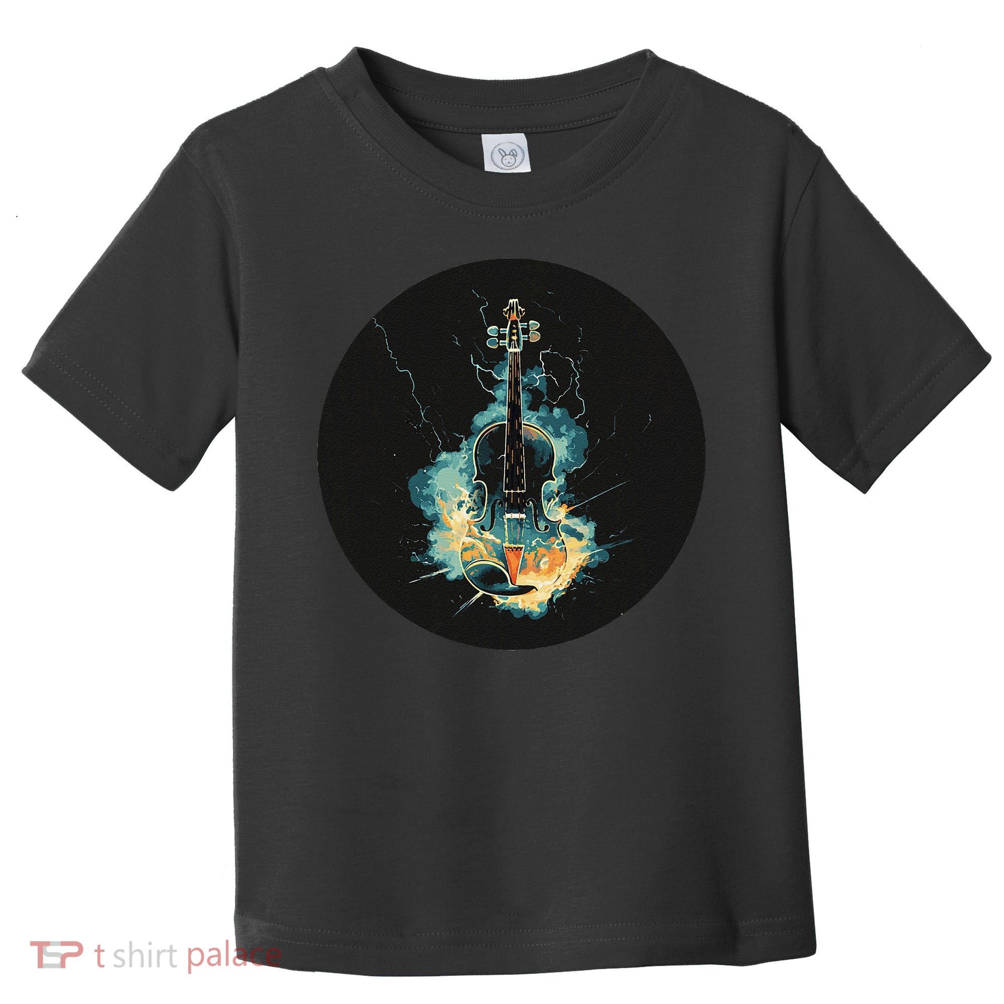 Electric Thunder Violin For Bold Sounds And Violins Lovers Toddler T-Shirt