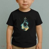 Electric Thunder Violin For Bold Sounds And Violins Lovers Toddler T-Shirt thumb 2