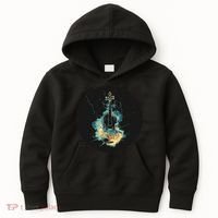 Electric Thunder Violin For Bold Sounds And Violins Lovers Kids Hoodie thumb 0