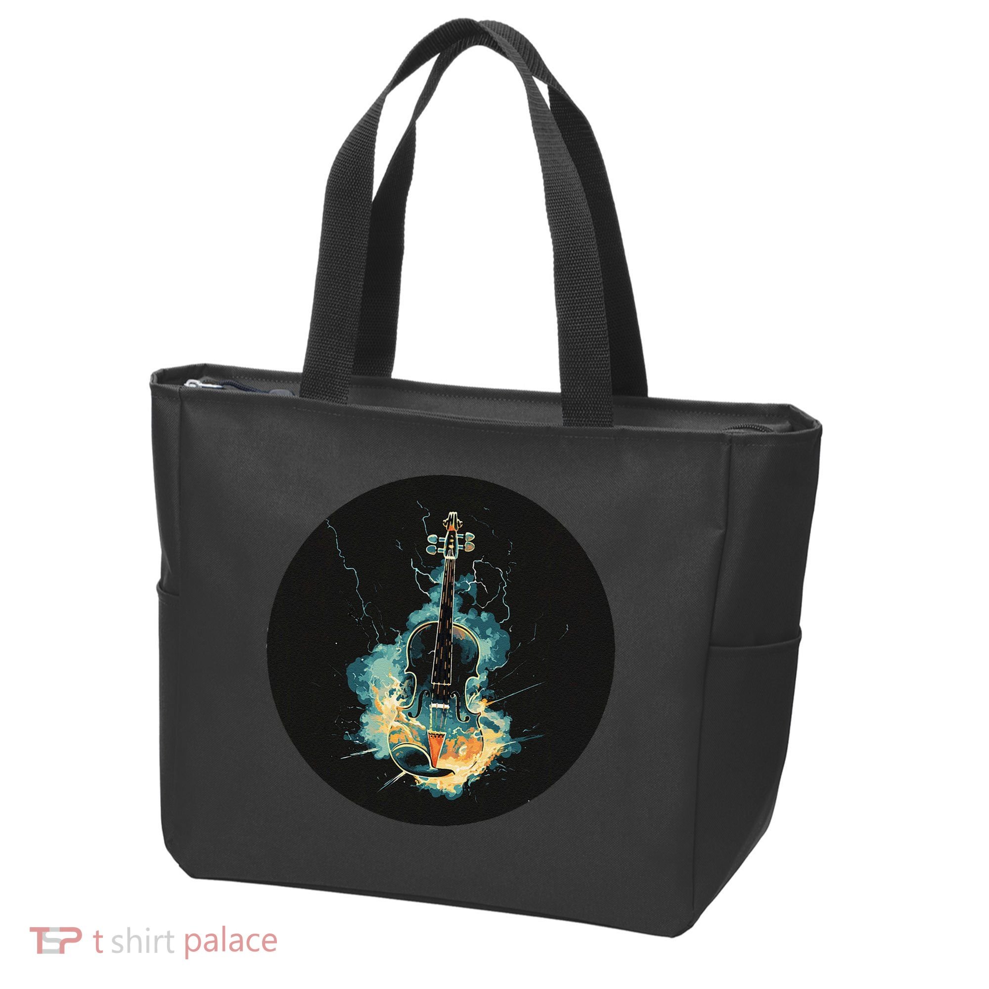 Electric Thunder Violin For Bold Sounds And Violins Lovers Tote Bag