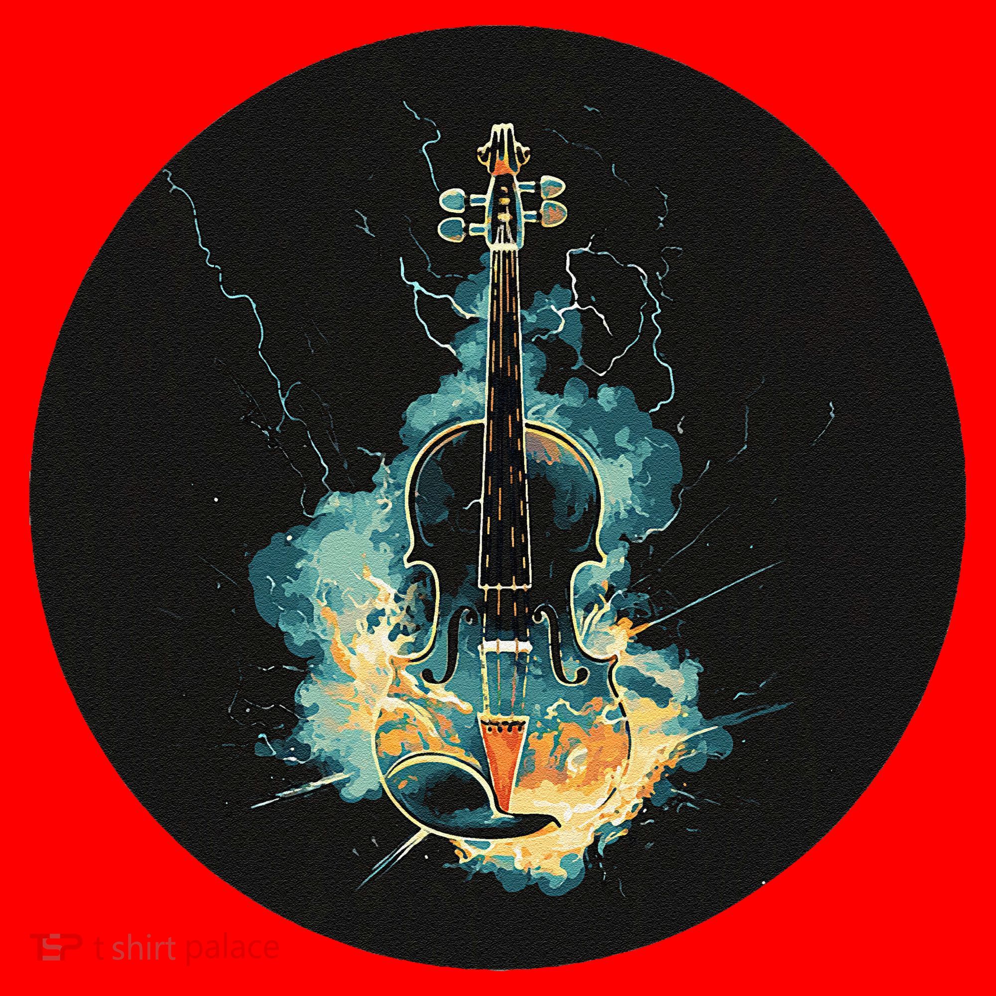 Electric Thunder Violin For Bold Sounds And Violins Lovers Santa Hat