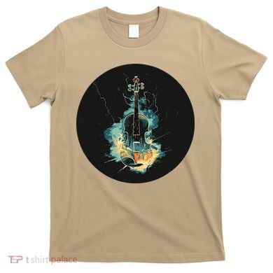 Electric Thunder Violin For Bold Sounds And Violins Lovers T-Shirt