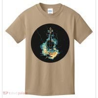 Electric Thunder Violin For Bold Sounds And Violins Lovers Kids T-Shirt thumb 0