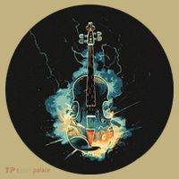 Electric Thunder Violin For Bold Sounds And Violins Lovers Kids T-Shirt thumb 2