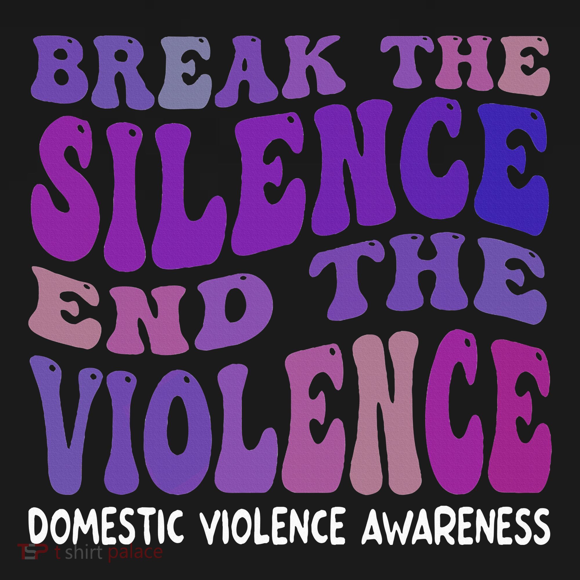 End The Violence Domestic Violence Awareness Groovy Sweatshirt