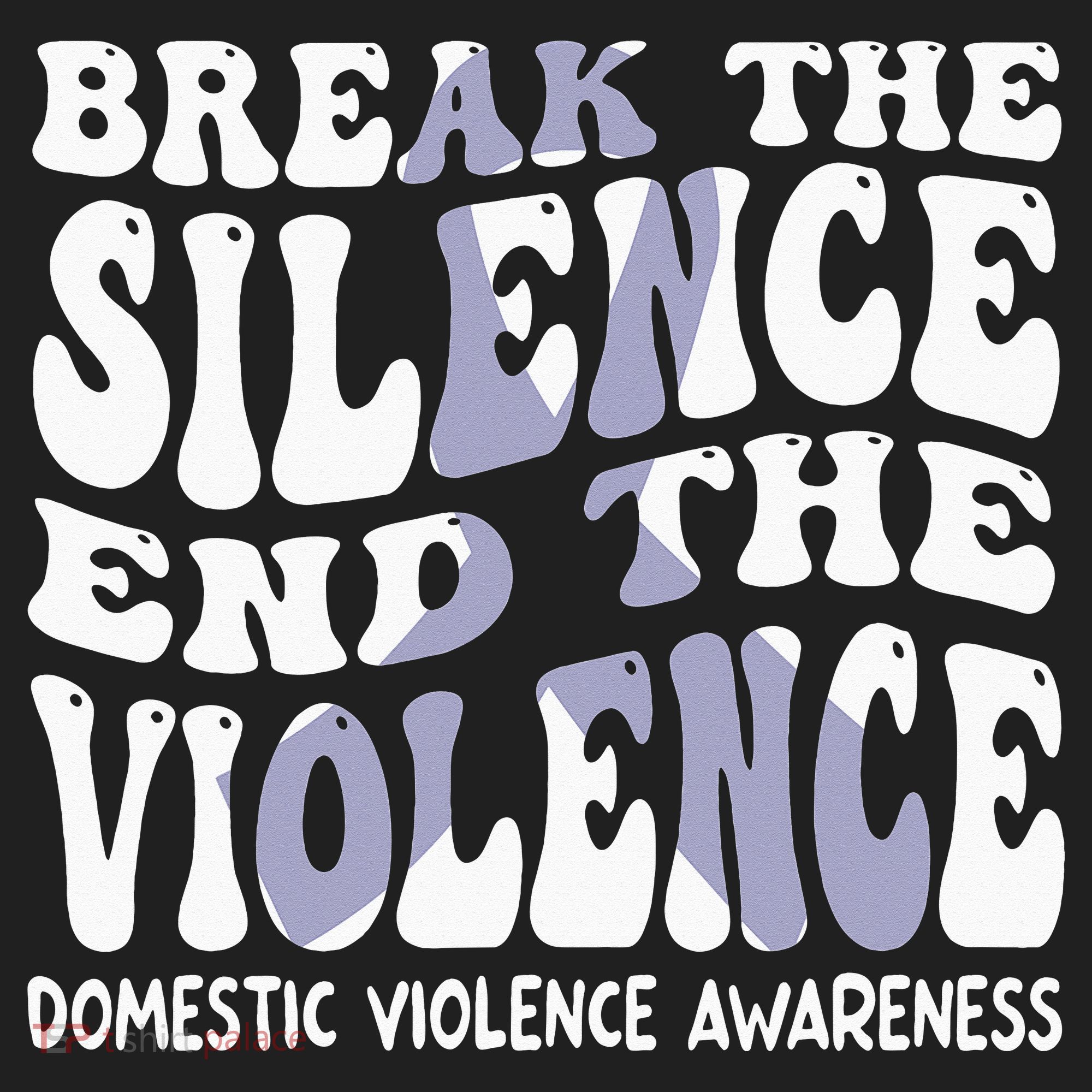 End The Violence Domestic Violence Awareness Groovy Women's Sweatshirt
