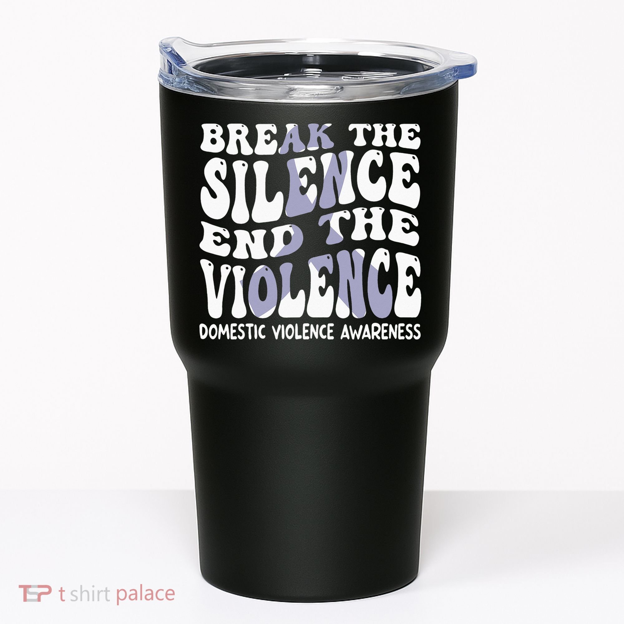 End The Violence Domestic Violence Awareness Groovy Tumbler