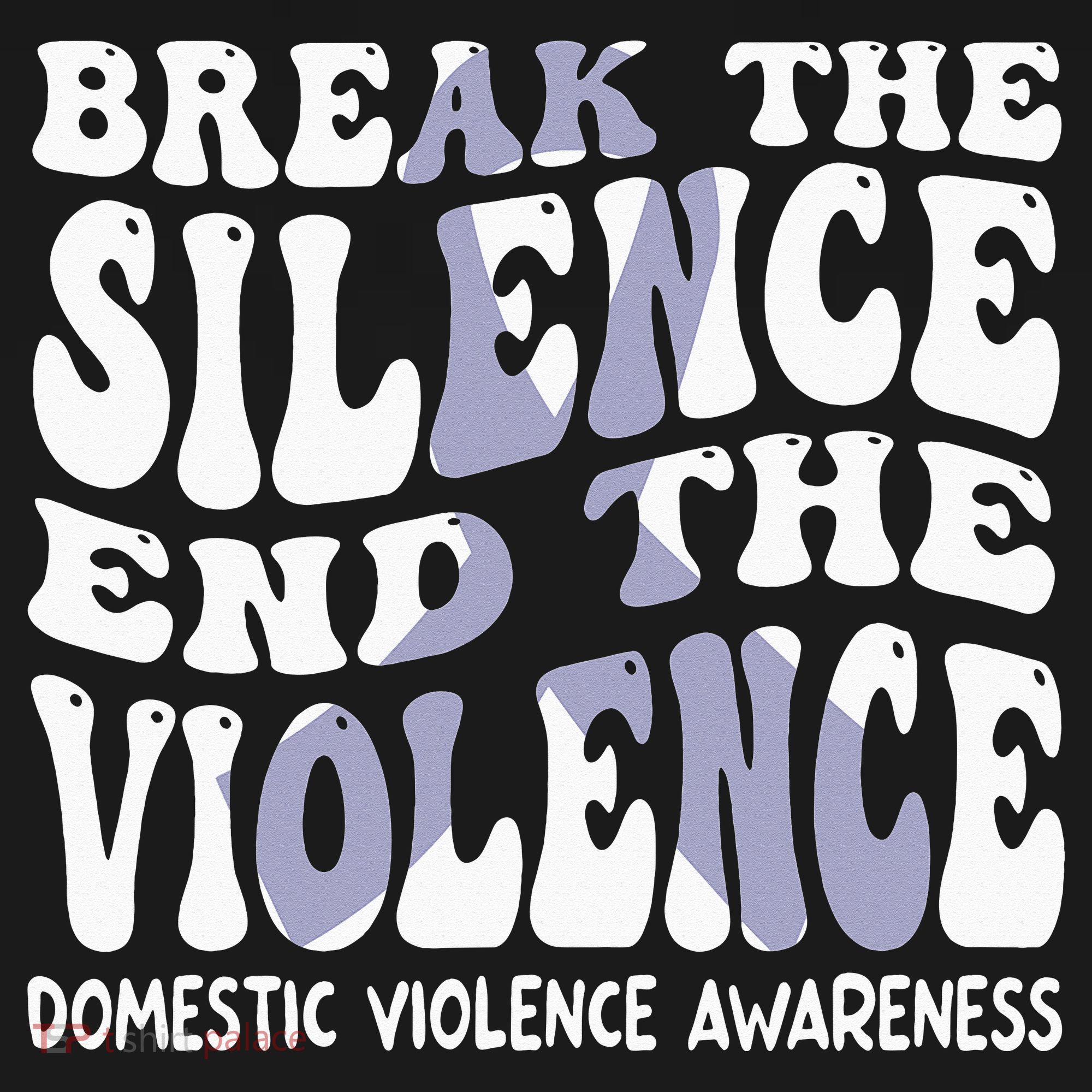 End The Violence Domestic Violence Awareness Groovy Women's Tank Top
