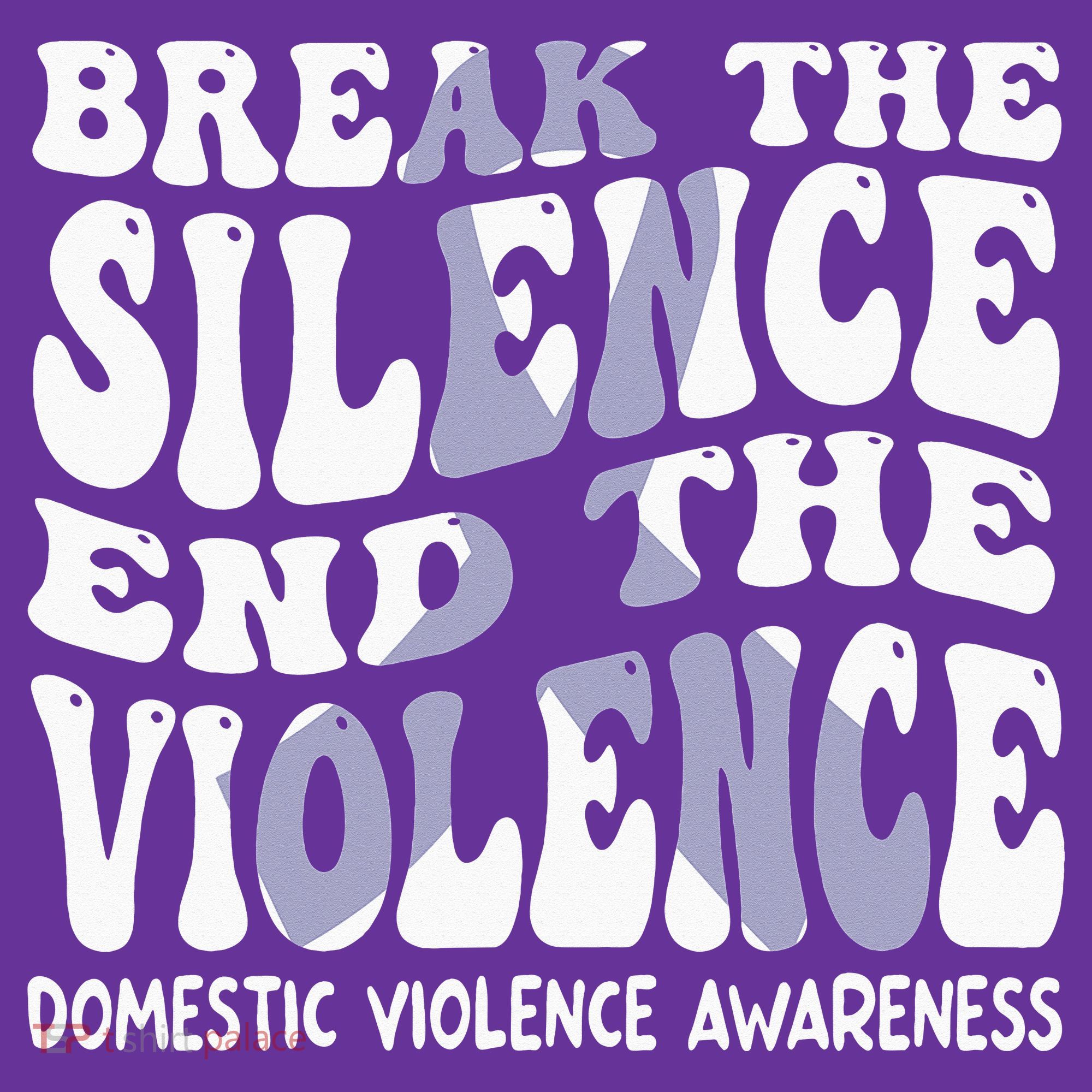 End The Violence Domestic Violence Awareness Groovy Mousepad