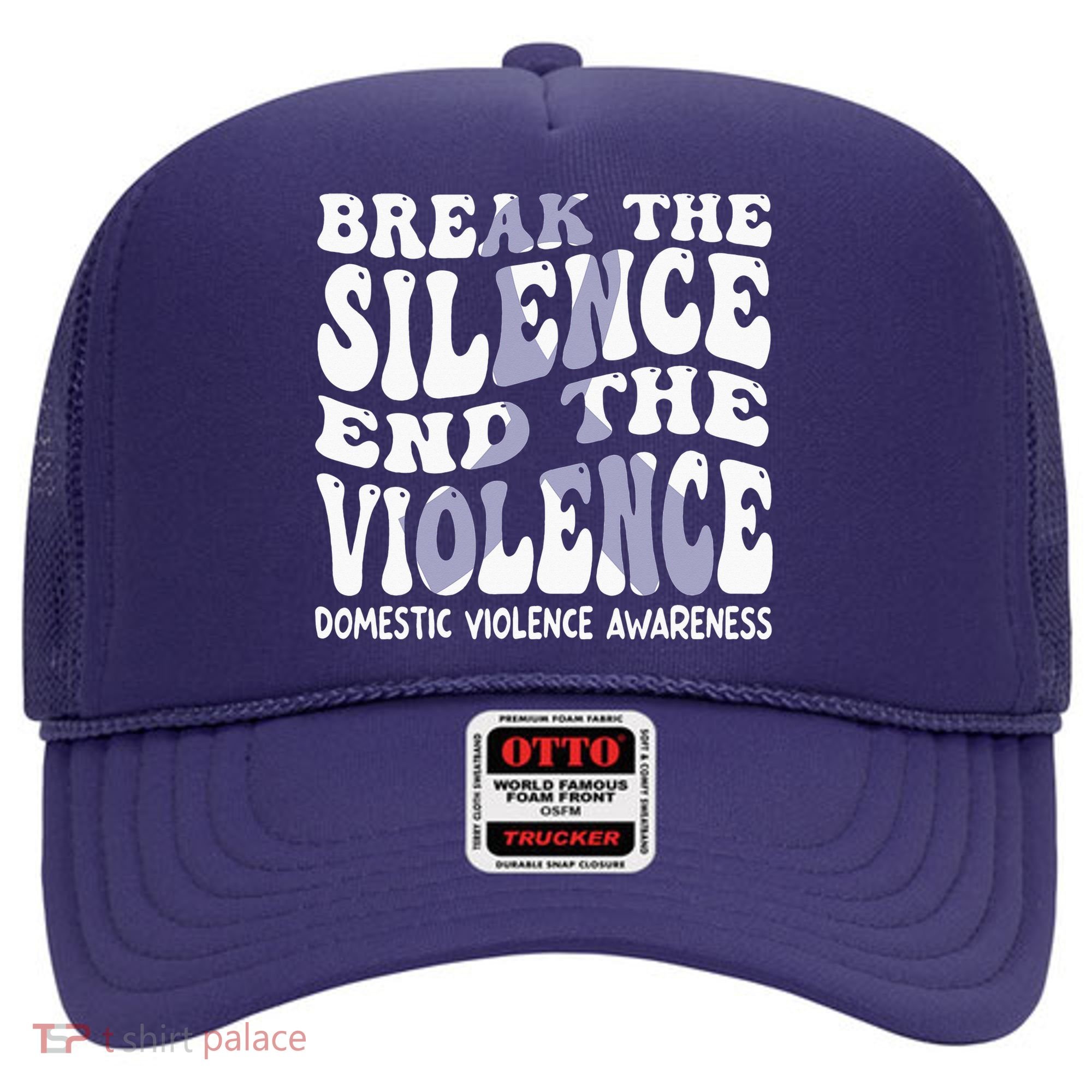 End The Violence Domestic Violence Awareness Groovy Hat