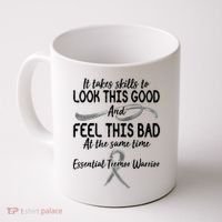 Essential Tremor Warrior It Takes Skills To Look This Good And Feel This Bad Coffee Mug thumb 0