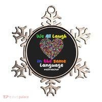 ESL Teacher We All Laugh In The Same Language Eslteacher Ornament thumb 0