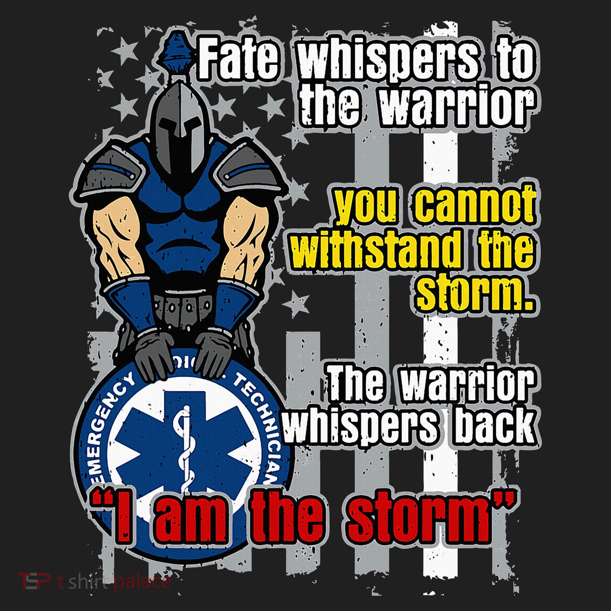 Emt Trojan Warrior I Am The Storm Women's Sweatshirt