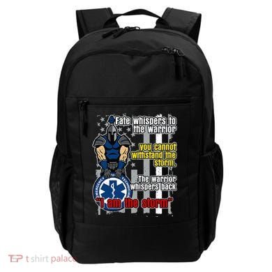 Emt Trojan Warrior I Am The Storm Backpack