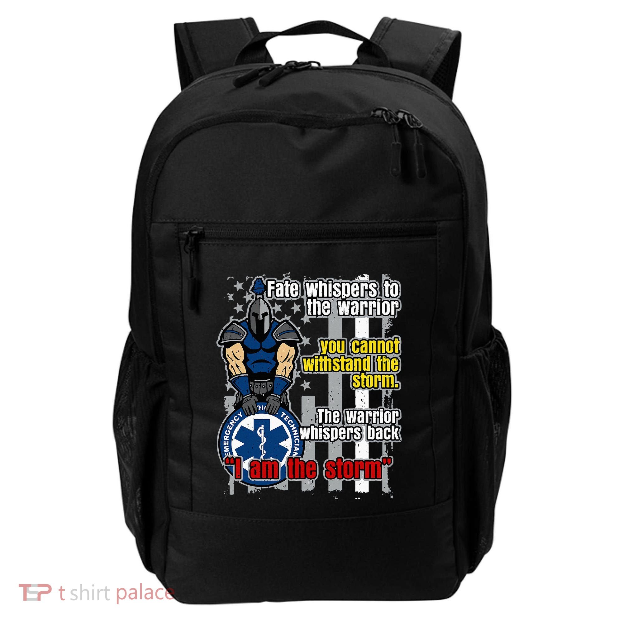 Emt Trojan Warrior I Am The Storm Backpack