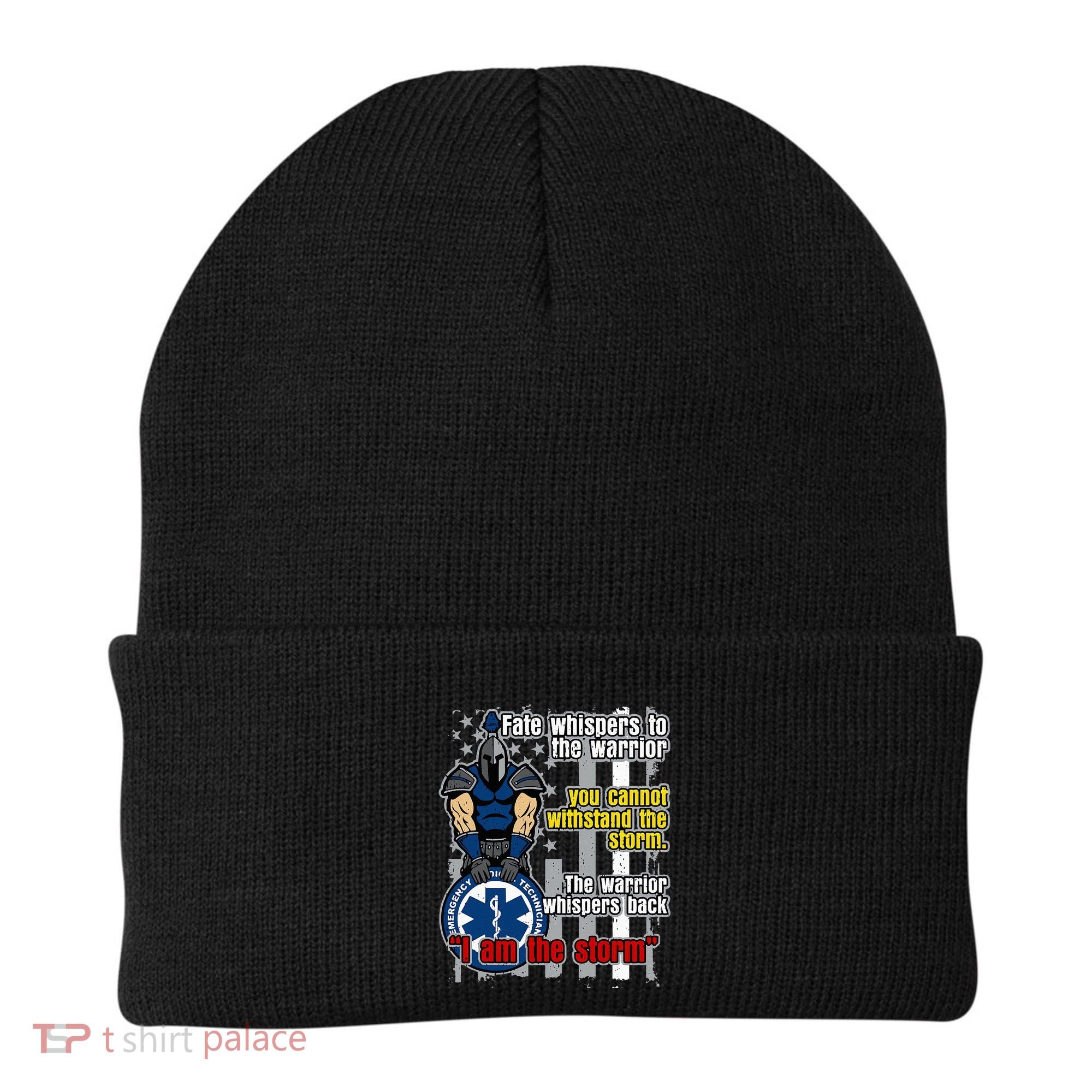 Emt Trojan Warrior I Am The Storm Beanie