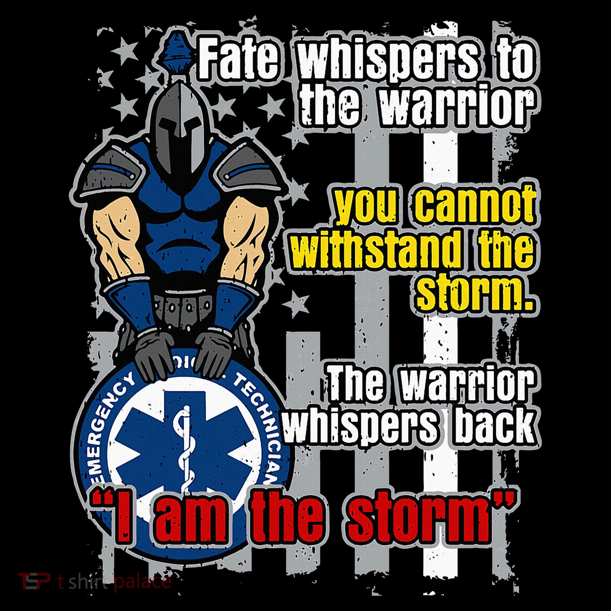Emt Trojan Warrior I Am The Storm Women's Hoodie