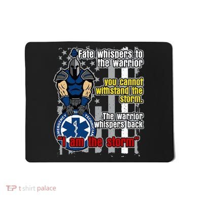 Emt Trojan Warrior I Am The Storm Mousepad