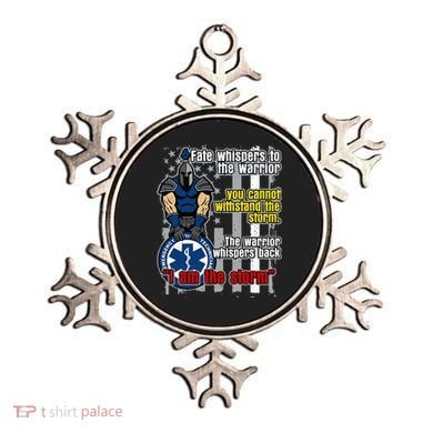 Emt Trojan Warrior I Am The Storm Ornament