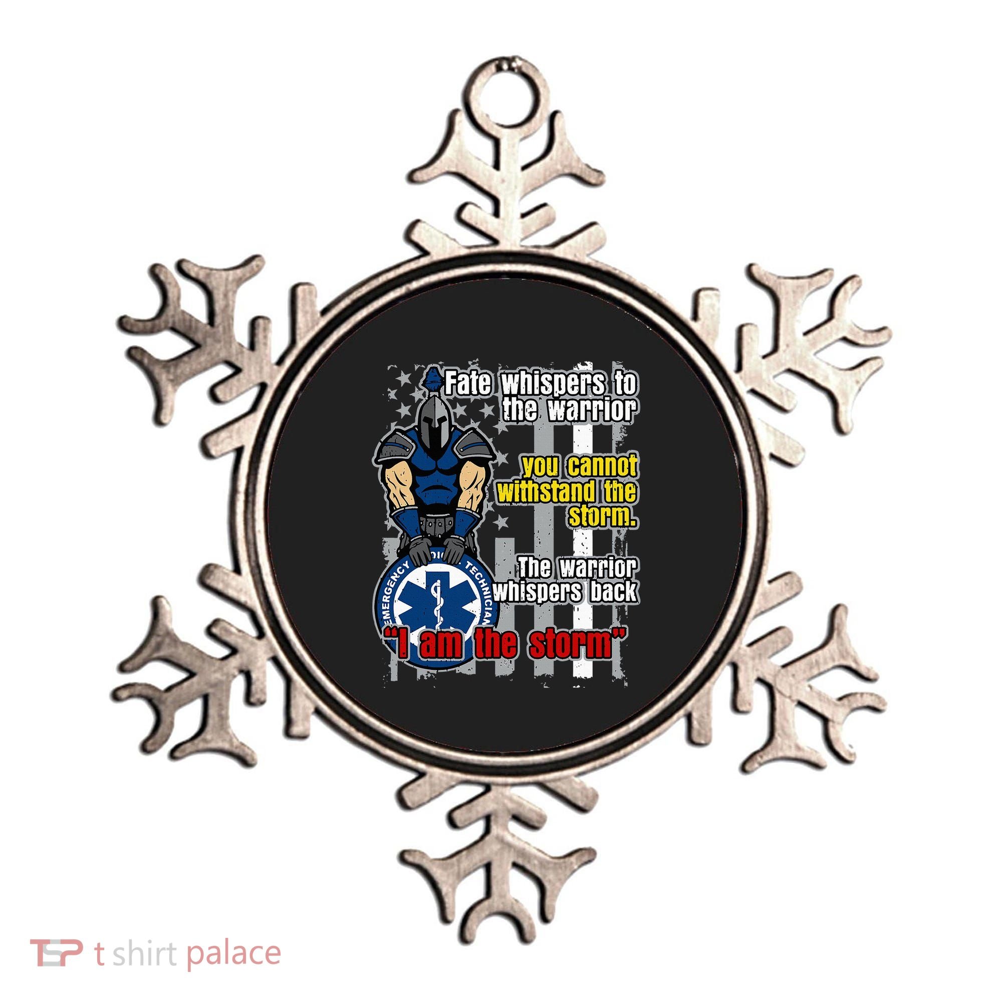 Emt Trojan Warrior I Am The Storm Ornament