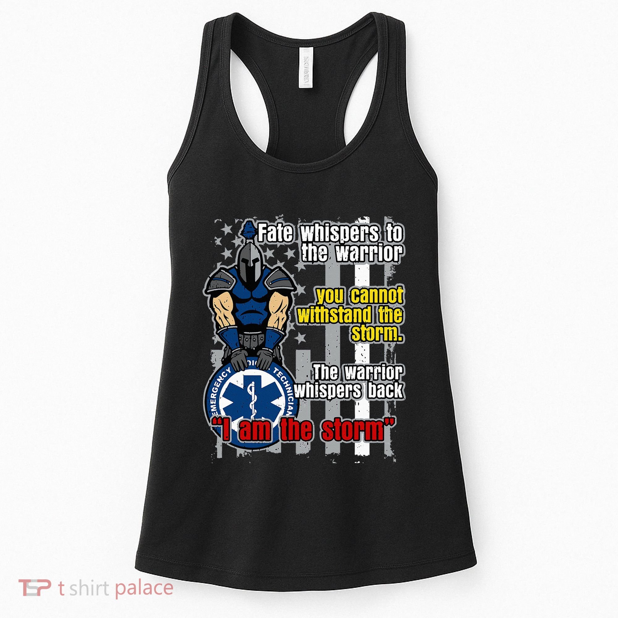 Emt Trojan Warrior I Am The Storm Women's Tank Top