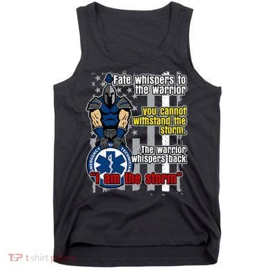 Emt Trojan Warrior I Am The Storm Tank Top
