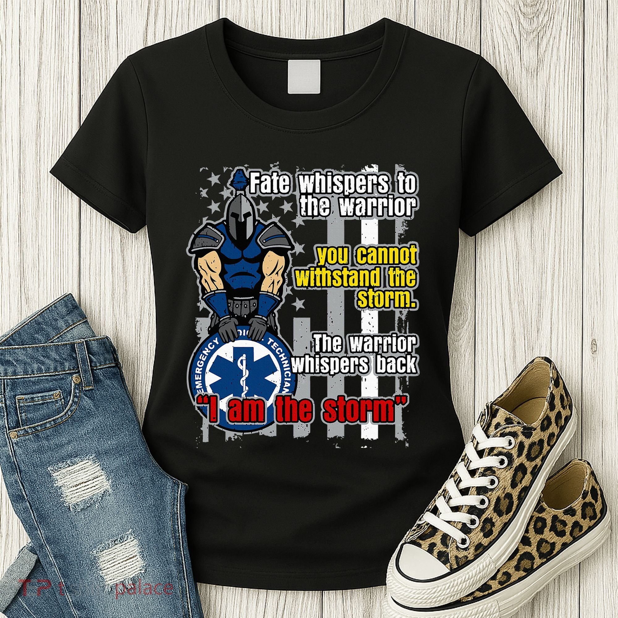 Emt Trojan Warrior I Am The Storm Women's T-Shirt