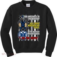 Emt Trojan Warrior I Am The Storm Kids Sweatshirt thumb 0
