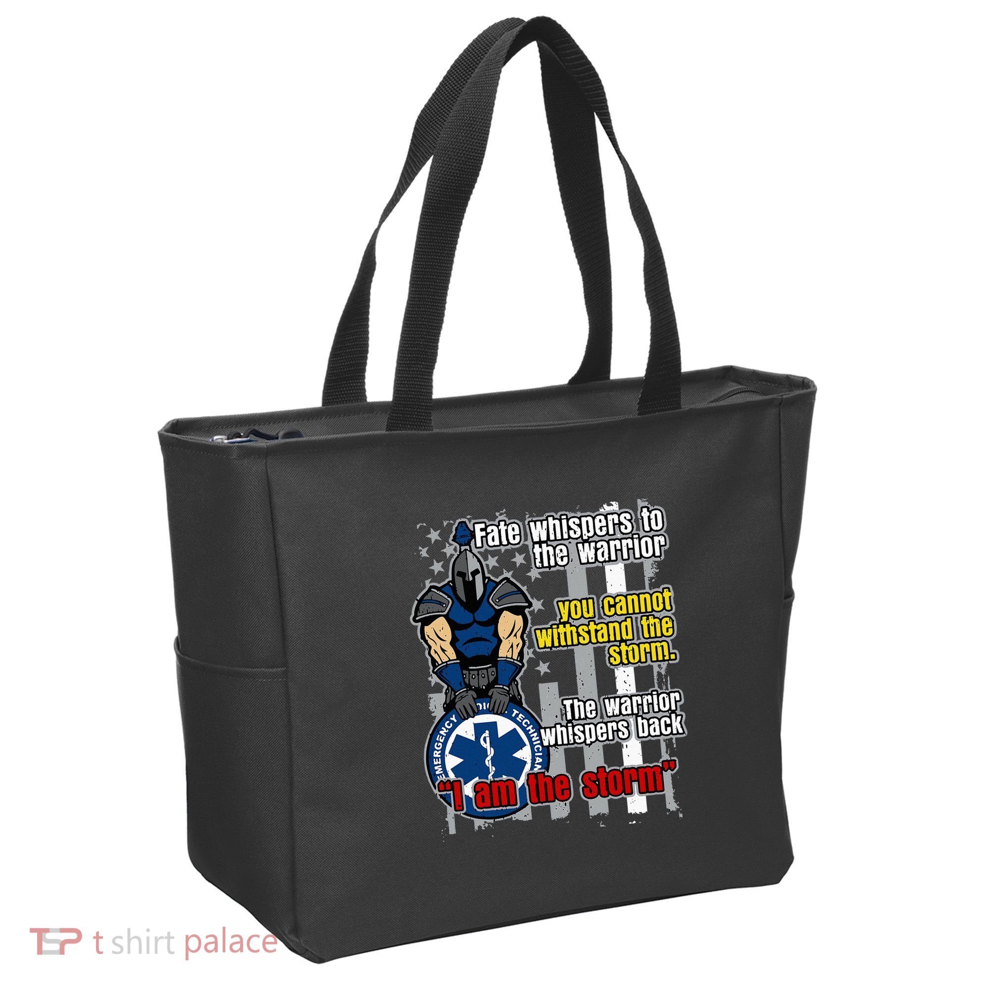 Emt Trojan Warrior I Am The Storm Tote Bag