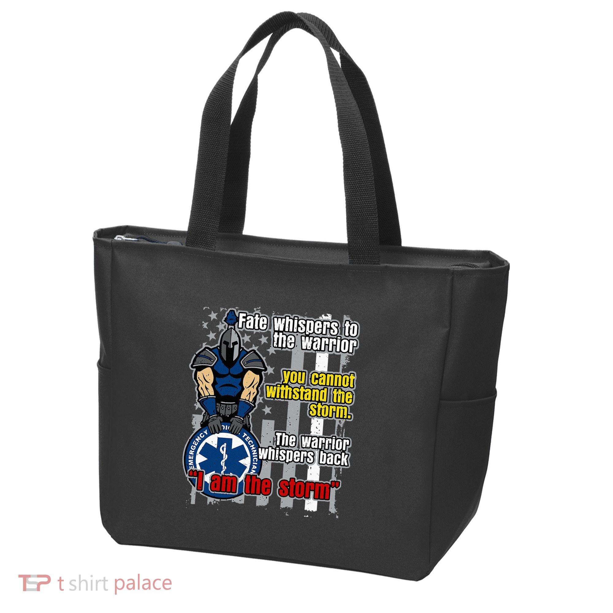 Emt Trojan Warrior I Am The Storm Tote Bag