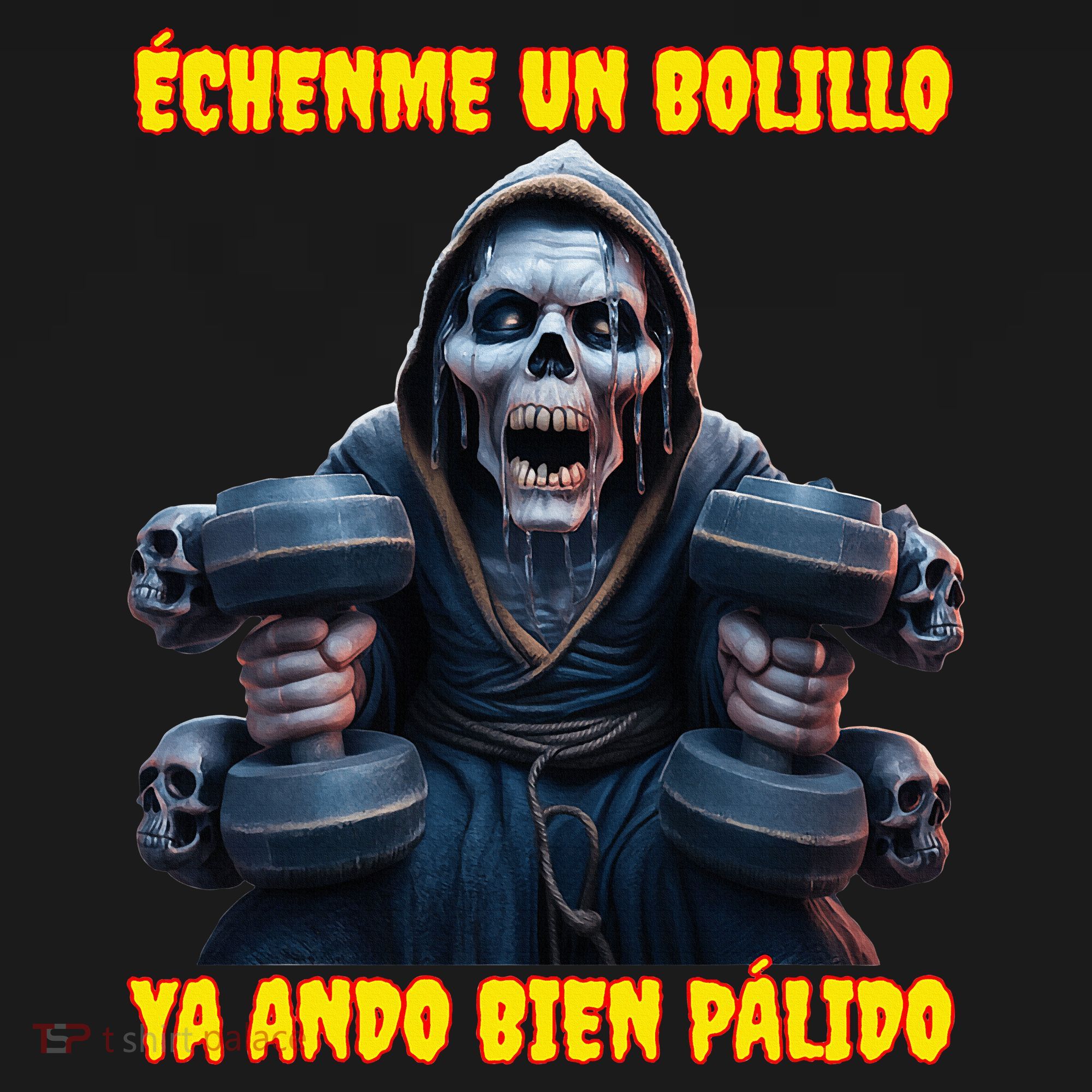Echenme Un Bolillo Ya Ando Bien Palido Calacas Chidas Gym Mousepad