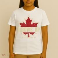 Elbows Up Canada True North Strong Free Proud Canadian T-Shirt thumb 4