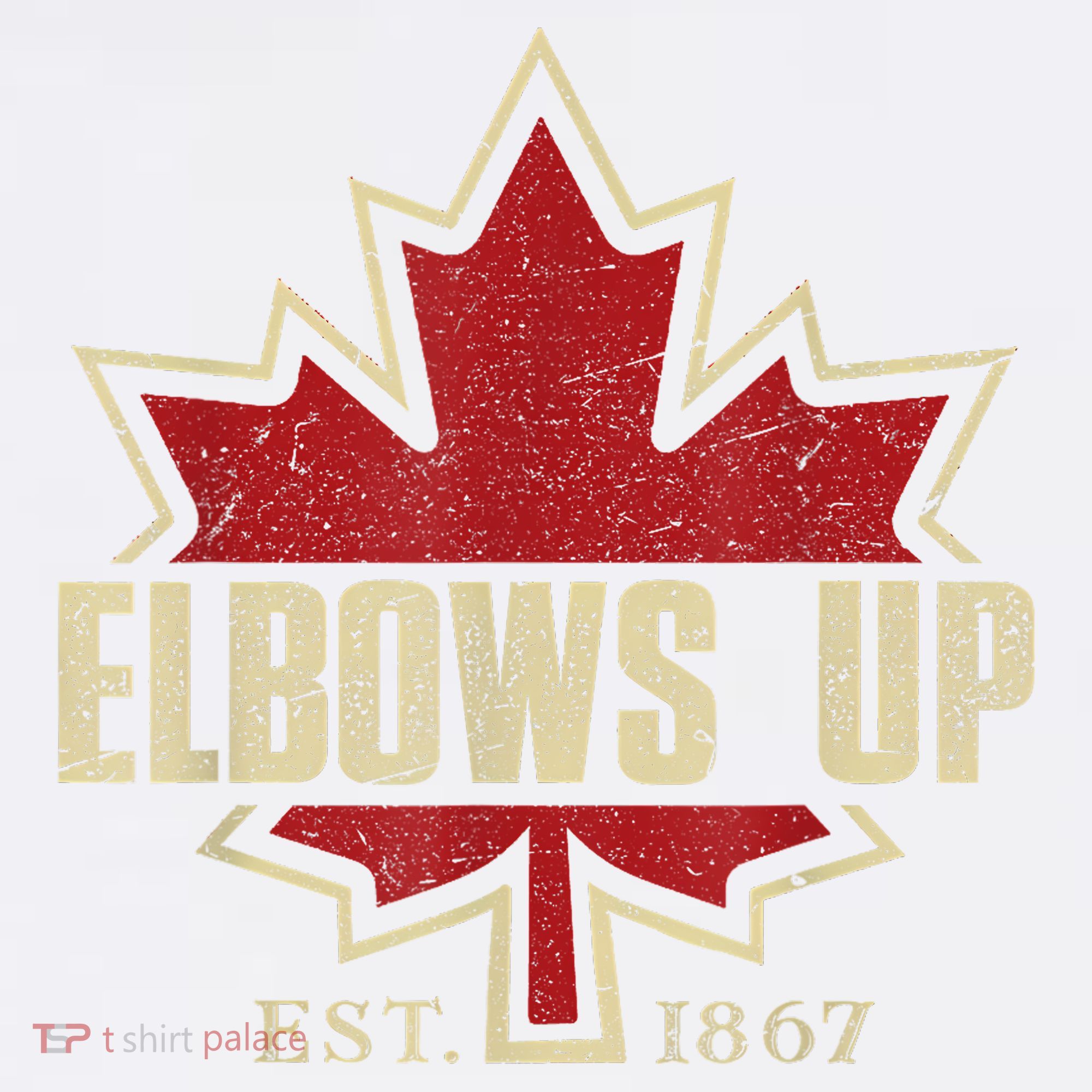 Elbows Up Canada True North Strong Free Proud Canadian Women's Tank Top
